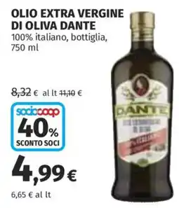 Coop Superstore Olio extra vergine di oliva Dante offerta
