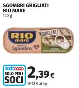 Coop Superstore Sgombri grigliati Rio mare offerta