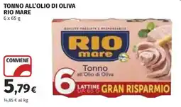 Coop Superstore Tonno all'olio di oliva Rio mare offerta
