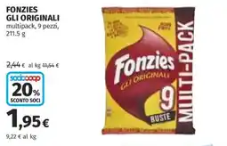 Coop Superstore Fonzies Gli Originali offerta