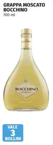 Coop Superstore Grappa Moscato Bocchino offerta
