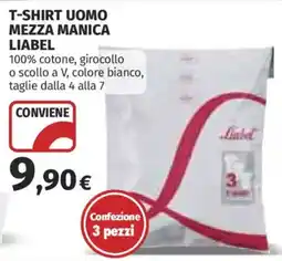 Coop Superstore T-shirt uomo mezza manica Liabel offerta