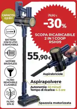 Coop Superstore Scopa ricaricabile 2 in 1 Coop offerta