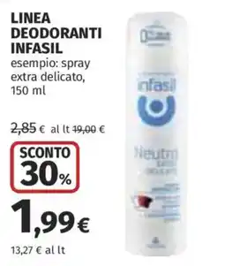 Coop Superstore Deodoranti Infasil offerta