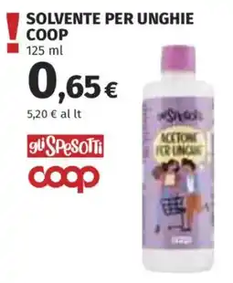 Coop Superstore Solvante per unghie Coop offerta