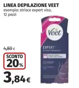 Coop Superstore Strisce expert viso Veet offerta