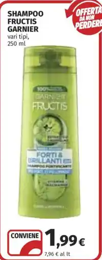 Coop Superstore Shampoo Fructis Garnier offerta