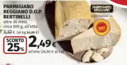Coop Superstore Parmigiano Reggiano D.O.P. Bertinelli offerta