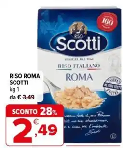 Iperal Riso Roma Scotti offerta