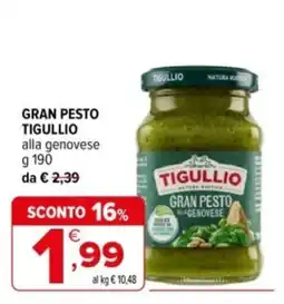 Iperal Gran pesto Tigullio alla genovese offerta