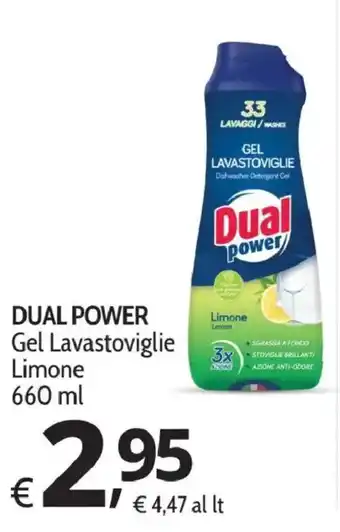 Dual Power Gel Lavastoviglie Limone