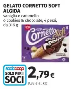 Coop Superstore Gelato Cornetto Soft Algida offerta