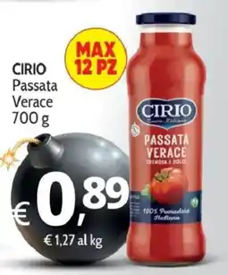 Primo Prezzo Passata verace Cirio offerta