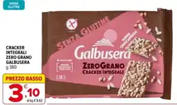 Iperal Cracker integrali zero grano Galbusera offerta