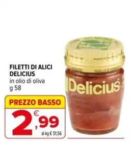 Iperal Filetti di alici Delicius offerta