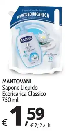Primo Prezzo Mantovani Sapone Liquido Ecoricarica Classico offerta