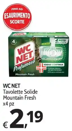 Primo Prezzo WC NET Tavolette Solide Mountain Fresh offerta