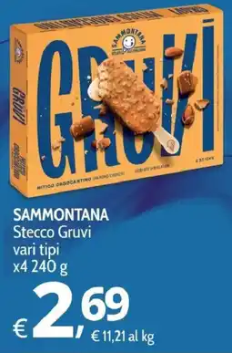 Primo Prezzo Sammontana Stecco Gruvi offerta