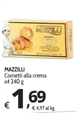 Primo Prezzo Mazzilli Cornetti alla crema offerta