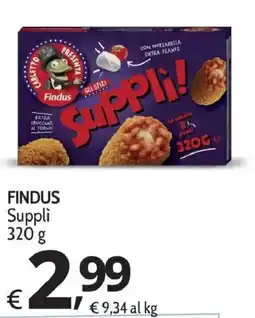 Primo Prezzo Findus Suppli offerta