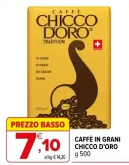 Iperal Caffè in grani Chicco d'Oro offerta