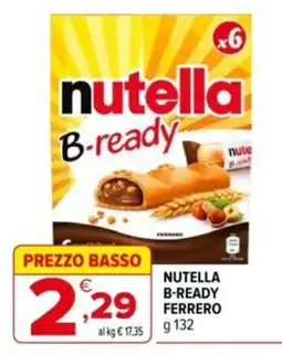 Iperal Nutella B-ready Ferrero offerta