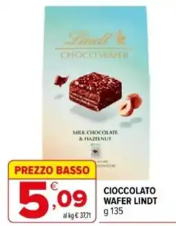 Iperal Cioccolato wafer Lindt offerta