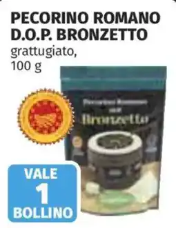Coop Superstore Pecorino Romano D.O.P. Bronzetto offerta