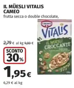 Coop Superstore Il müesli vitalis cameo offerta