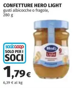 Coop Superstore Confettura Hero Light offerta