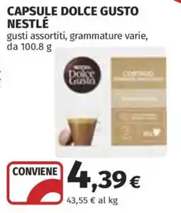 Coop Superstore Capsule Dolce Gusto Nestlé offerta