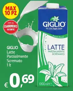 Primo Prezzo Giglio Latte Parzialmente Scremato offerta