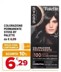 Iperal Colorazione permanente Syoss by Palette offerta