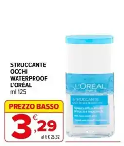 Iperal Struccante occhi waterproof L'Oréal offerta