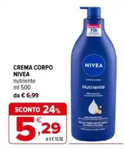 Iperal Crema corpo Nivea Nutriente offerta