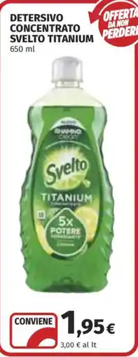 Coop Superstore Detersivo concentrato Svelto Titanium offerta