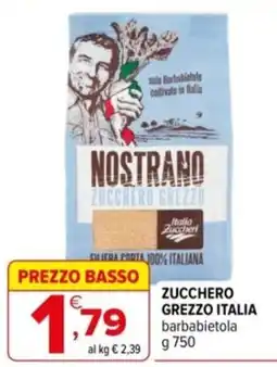 Iperal Zucchero grezzo Italia offerta