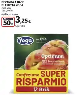 Coop Superstore Beveranda a base di frutta Yoga offerta