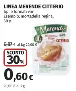 Coop Superstore Merenda mortadella regina offerta