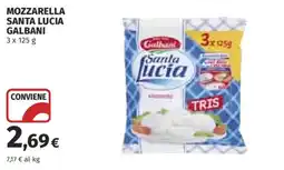 Coop Superstore Mozzarella Santa Lucia Galbani offerta