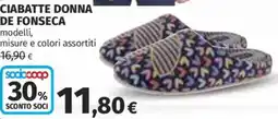 Coop Superstore Ciabatte donna de Fonseca offerta