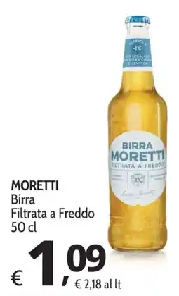 Primo Prezzo Birra Moretti Filtrata a Freddo offerta