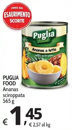 Primo Prezzo Puglia Food Ananas sciroppata offerta
