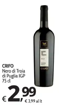 Primo Prezzo CRIFO Nero di Troia di Puglia IGP offerta