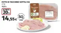Coop Superstore Fette di tacchino sottili SQ offerta