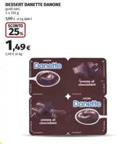 Coop Superstore Dessert Danette Danone offerta