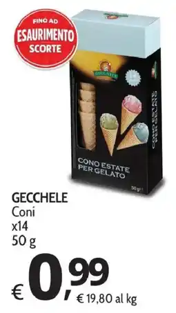 Primo Prezzo Gecchele Coni offerta