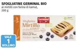 Coop Superstore Sfogliatine Germinal Bio ai mirtilli con farina di kamut offerta