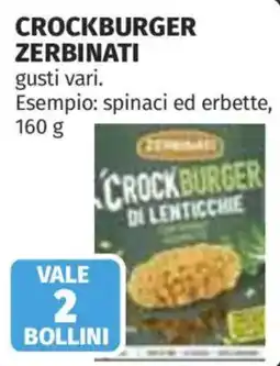 Coop Superstore Crockburger Zerbinati offerta