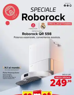 Comet Roborock QR 598 offerta